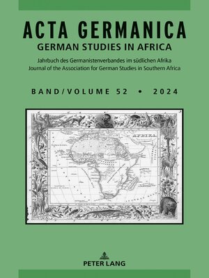 cover image of Acta Germanica